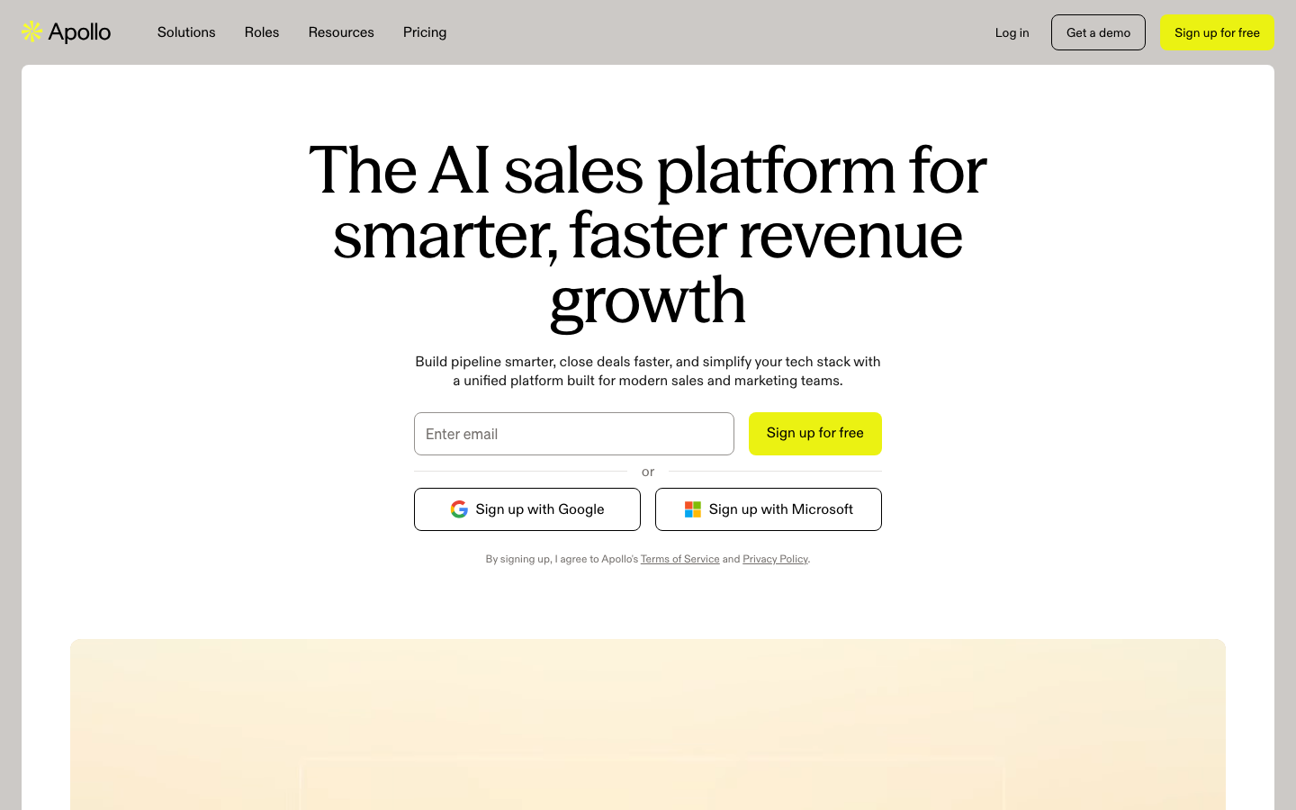 Apollo.io dashboard screenshot