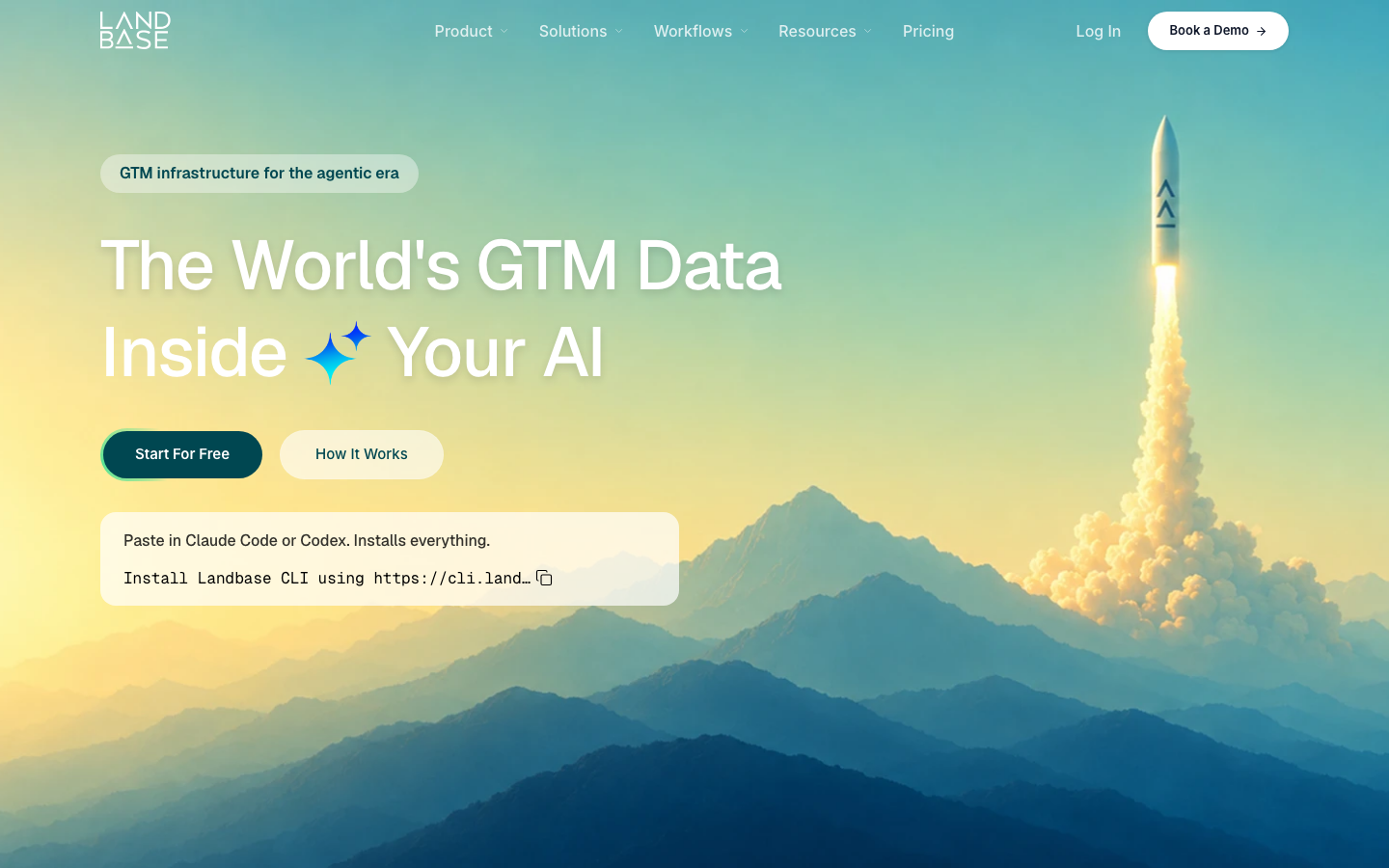 Landbase dashboard screenshot