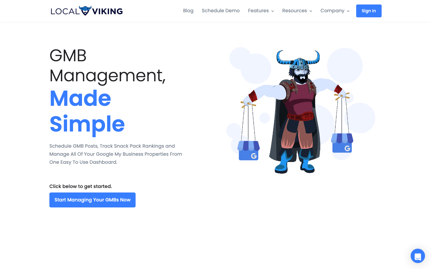 Local Viking dashboard screenshot