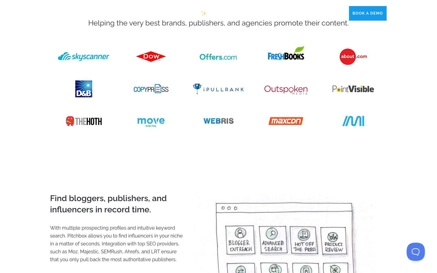 Pitchbox dashboard screenshot
