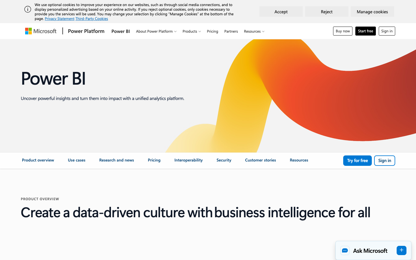 Power BI dashboard screenshot