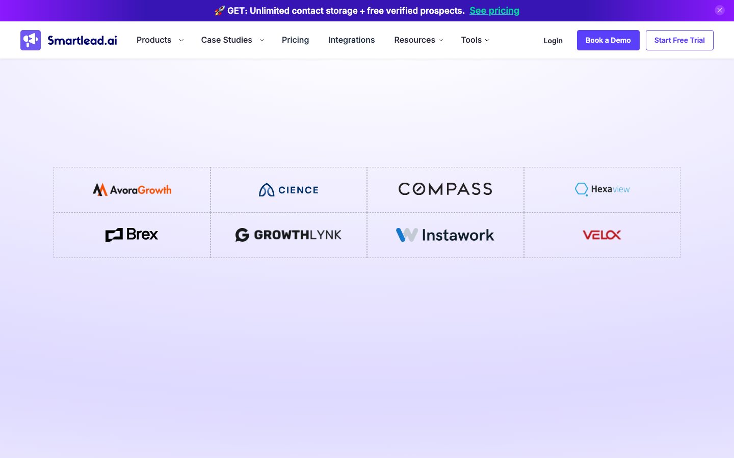 Smartlead dashboard screenshot
